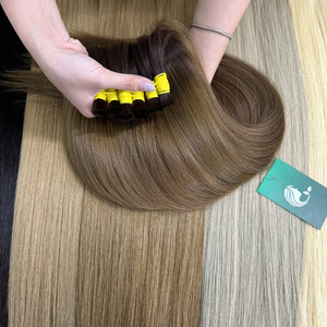 Top Qualité Cuticules Alignés Naturel Brésilien Extension De Cheveux En Gros Cru Cheveux Indiens En Vrac Non Transformés - Product Image 2