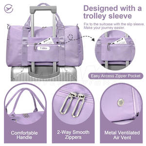 Sacs de voyage légers de qualité supérieure, approvisionnement direct d'usine, sacs de voyage pliables - Product Image 4