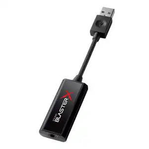 Suono creativo BlasterX G1 7.1 amplificatore per cuffie effetto audio immersivo portatile HD Gaming USB DAC e scheda audio esterna