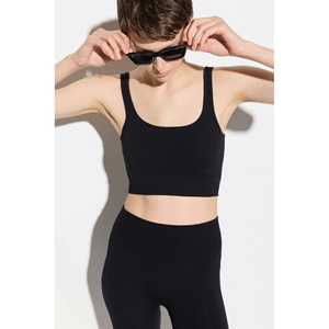 Top corto acolchado con tirantes gruesos - Product Image 2