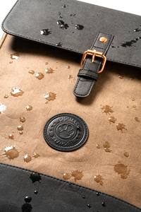 Pugmark élégant Vintage étanche anti-vol Kraftpaper sac à dos hommes femmes végétalien ordinateur portable compartiment Design étudiants à la mode - Product Image 6