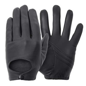 Premium Genuine Leather <b>Gloves</b> for <b>Men</b> Soft Real Leather Full Finger <b>Gloves</b> Durable, Comfortable & Breathable Leather <b>Gloves</b> - Product Image 1