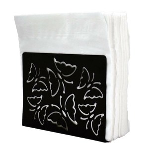 Porte-serviettes en papier de soie autoportant en métal Home Office Kitchen Hotel & Restaurant Table à manger Comptoir - Product Image 1