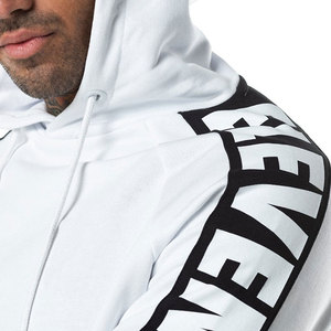 Sweat à capuche en molleton pour homme, style streetwear décontracté, 100% coton, à carreaux, impression de logo personnalisée, imperméable et respirant - Product Image 2