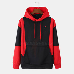 Custom Made Men's Long Sleeve Hoodie Comfortable Breathable 360g Cotton and Polyester Blend Solid Pattern for Winter - Product Image 1
