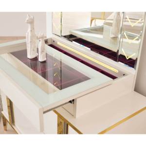 Juego de Dormitorio Tapizado Boss Gold de Athome BOSSGOLD01 con Armario Corredizo y Cama - Product Image 4