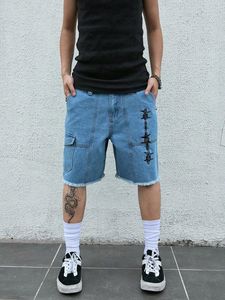 Pantalones cortos de mezclilla para hombre, de apariencia informal a de Festival, se adapta a las tendencias y marcas, las mejores formas de estilizar pantalones cortos de mezclilla para hombre en 2025 - Product Image 3