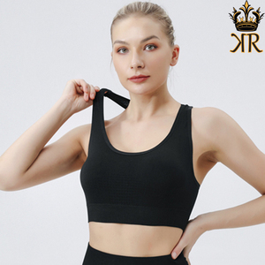 Vêtements de sport personnalisés pour femmes, soutien-gorge de yoga, séchage rapide, haut court extensible ultra doux pour l'entraînement et la course à pied, vente en gros - Product Image 6