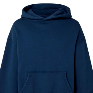 Sudaderas con capucha de algodón orgánico 100% para hombre, sudaderas gruesas de lana de invierno, serigrafía de seda, servicio OEM con capucha sólida - Product Image 5