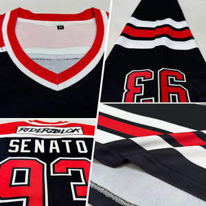 Jersey de Hockey sobre Hielo de Alta Calidad, Diseña Tu Propio Logotipo, 100% Poliéster, Transpirable, Hecho en Pakistán, Fábrica OEM - Product Image 3
