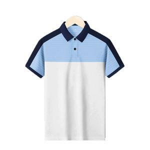 Polo con logotipo personalizado al por mayor para hombre, servicio OEM, ropa informal y profesional transpirable antiarrugas de manga corta de algodón 100% - Product Image 4