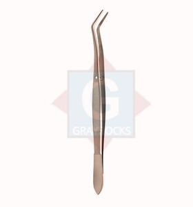 Pinzas Meriam, punta en ángulo, Manual, instrumentos quirúrgicos dentales de alta calidad, pinzas de algodón - Product Image 1