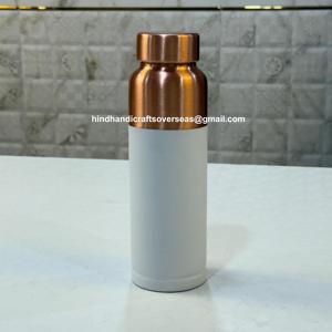 ผู้ค้าส่งผู้ผลิต1L 950มิลลิลิตรขวดน้ำทองแดง Ayurveda ประโยชน์ต่อสุขภาพ100% ทองแดงบริสุทธิ์ขวดโยคะโลโก้ที่กำหนดเอง - Product Image 4