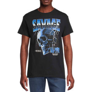 Camisetas de Hombre Extra Grandes de Alta Calidad, 100% Algodón, con Logotipo Personalizado, Diseño de Hombros Caídos, Impresión en Serigrafía, Tejido Grueso - Product Image 4