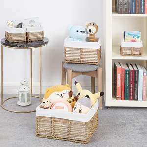 Cesta de Mimbre de Pasto Marino Personalizada al por Mayor, Cesta de Almacenamiento de Mimbre Tejida a Mano en Varios Tamaños, Canastos de Pasto Marino Hechos en Vietnam - Product Image 5