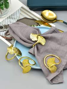 Anillo de Servilleta de Aluminio con Acabado Artístico de Marca Privada, Detalle Creativo para la Mesa para una Experiencia Culinaria Expresiva - Product Image 5