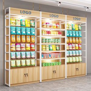 Giá để trưng bày bằng gỗ cho cửa hàng bán lẻ, có đèn LED, giá đỡ bằng kim loại, dành cho cửa hàng mỹ phẩm, kệ trưng bày sản phẩm chăm sóc da - Product Image 2