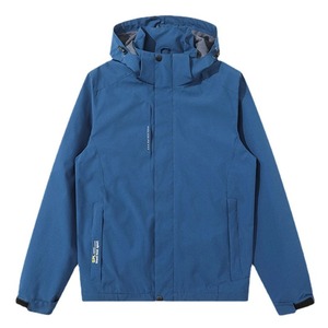 Cortavientos Softshell de calle alta para hombre personalizable lana de alta calidad de secado rápido impermeable chaqueta de lluvia Lisa invierno al aire libre - Product Image 4