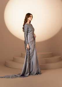 ชุดส่าหรีผ้าไหมและผ้าฝ้ายโมดอลสำหรับผู้หญิง ดีไซน์ล่าสุด จากผู้ผลิตและผู้ส่งออกชาวอินเดีย รุ่นใหม่สำหรับงานแต่งงานและผู้ใหญ่ - Product Image 3