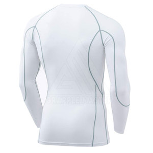 Custom Printed Men's <b>Rash</b> <b>Guard</b> Made in Pakistan Long Sleeves Best Quality Design <b>MMA</b> <b>Rash</b> <b>Guard</b> for Sale - Product Image 2