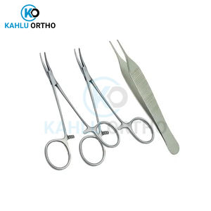 Impression de logo personnalisé de haute qualité en acier inoxydable Meilleur fournisseur Service OEM Ensembles de pansements chirurgicaux par KAHLU ORTHOPEDIC - Product Image 4