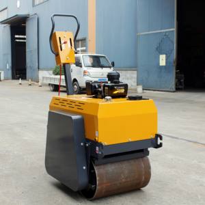 Roller Jalan Mini Vibratory Manual Dorong dengan Harga Terjangkau, Dilengkapi Komponen Inti Mesin Pompa Motor - Product Image 6