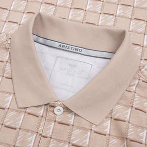 Aristino algodón Regular Fit hombres para camisa APS074S3 Smart Casual estampado manga corta venta al por mayor precio caliente - Product Image 4