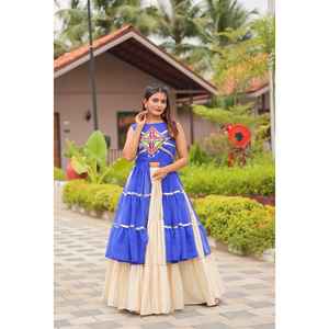¡Shree Ram Creación Estilo moderno Navratri Special Gamathi Work Lehenga Choli Lanzamiento pronto! - Product Image 1