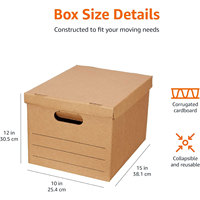 Cajas de Cartón para Bloques de Yoga con Logotipo Personalizado en Relieve, Asas para Transporte, Etiquetas Multiusos, Tapas Seguras, Embalaje y Almacenamiento para Entrenamientos