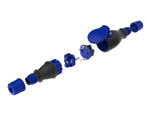 <b>Rubber</b> aerial <b>plug</b> with cable gland IP54 (Solera 706T) - Product Image 3