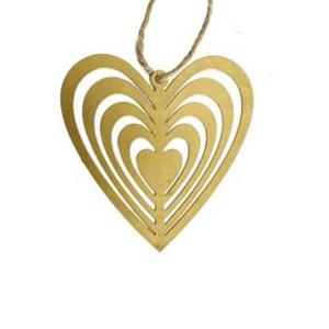 Artículo decorativo colgante de hierro con acabado dorado para decoración del hogar y otras decoraciones navideñas - Product Image 6