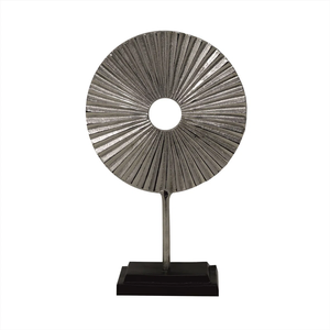 Maillon unique de chaîne de deux anneaux formé avec la chaîne en métal de décor à la maison écologique faite sur commande de finition noire d'articles de décor avec le regard martelé - Product Image 5