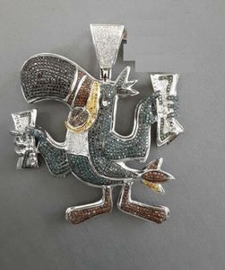 จี้รูปการ์ตูนกระต่ายมอยส์ซอไนต์แท้14K เคลือบทองสองโทนสี3.30Ct - Product Image 2