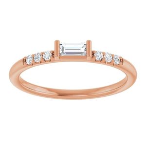 Anillos Apilables con Diamantes Decorativos, Colección de Anillos Apilables Elegantes y con Estilo - Product Image 3