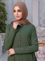 Fabricant OEM d'Abayas Décontractées Personnalisées – Nouvelle Collection : Robe Longue Maxi Élégante et Respirante pour Femmes, Style Royal de Dubaï, Tissu Quadri-extensible