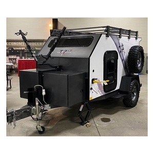 Remolque de Viaje Pequeño Tipo Teardrop con Cabina para Dormir - Product Image 3