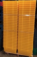 Produits moulés par injection plastique, chaîne d'approvisionnement, palettes en plastique, caisses, bacs à poussière, produits en PEHD de haute qualité avec ISO 9001:2015