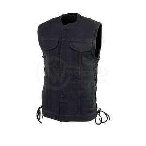 Nuevo Chaleco Vaquero para Hombre, 100% Algodón Ecológico, para Uso Casual, Personalizable, Transpirable, Precio al por Mayor, Invierno - Product Image 3