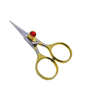 Tijeras de Afeitar con Hoja Afilada, Tijeras para Atar Moscas, Herramientas de Pesca, Tijeras de Acero Inoxidable con Tornillo Decorativo, Instrumentos de Manicura - Product Image 3