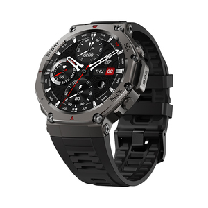 Montre connectée DM58, écran AMOLED 1,43 pouce, GPS, tracker de fitness sportif, étanche 5ATM, bracelet en gel de silice, unisexe - Product Image 1
