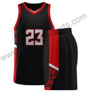 Maillot de basket-ball à sublimation personnalisée ensemble d'uniformes d'équipe à quantité minimale de commande bas - Product Image 4