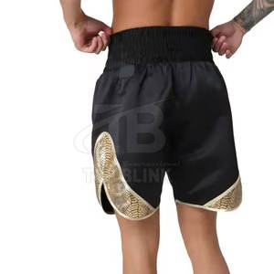 Pantalones Cortos Deportivos de Boxeo de Alta Calidad, Cintura Elástica de Satén, 100% Poliéster, Colores y Tallas Personalizables, 2025 - Product Image 6