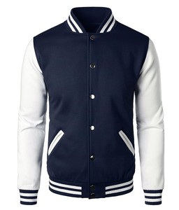 New Design Fashion Varsity Jacket for Men Custom Baseball Style Bomber Coat Streetwear OEM Jacket with Logo Embroidery - Product Image 1