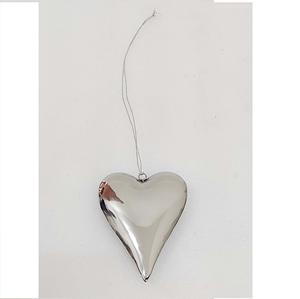 Decoración Navideña y para el Hogar Moderna y Lujosa de Plata Hecha a Mano con Forma de Corazón, Brillante y Móvil - Product Image 1