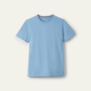 OEM Vente en gros Épaule tombante Impression décontractée personnalisée 100% coton plaine vierge T-shirts pour hommes poids lourd T-shirt surdimensionné - Product Image 1