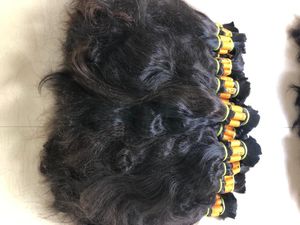 100 por ciento de cabello virgen indio crudo de alta calidad Color natural a granel un donante cabello virgen indio al por mayor precios a granel proveedor - Product Image 5