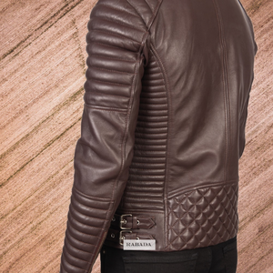 Men's Casual Real <b>Leather</b> Bomber <b>Jacket</b> Men Clothing Slim Long Sleeve <b>Leather</b> Fashion Zipper <b>Jacket</b> Motorcycle <b>Jacket</b> - Product Image 6
