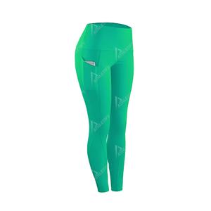 Leggings de yoga extensibles à taille élastique pour femmes, taille haute, longueur cheville, pantalon de sport, doux, confortable, extensible dans les quatre sens - Product Image 1