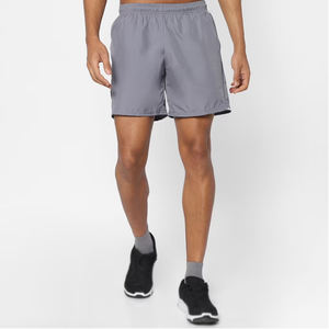 High Quality Custom Logo <b>Men's</b> <b>Shorts</b> Elastic Waist Loose Fit Solid Color Breathable Polyester Summer Knee-Length OEM Factory - Product Image 1