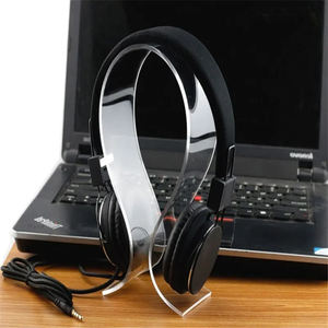 Estante de exhibición de acrílico para auriculares, soporte organizador resistente y elegante para almacenamiento de auriculares, hogar y exhibiciones de tiendas - Product Image 5